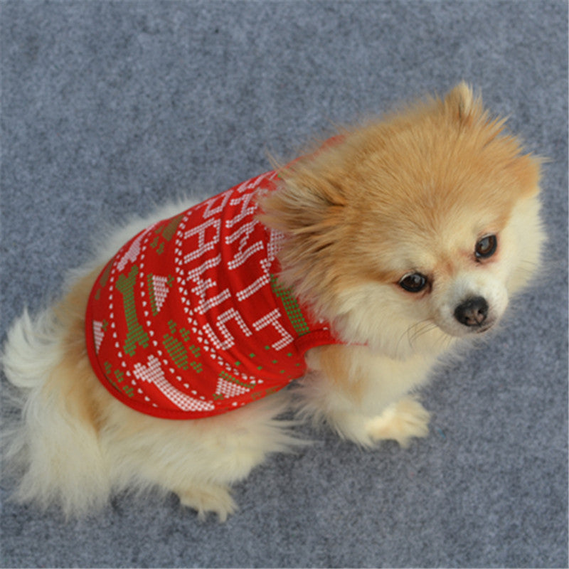 Pet clothes cotton vest