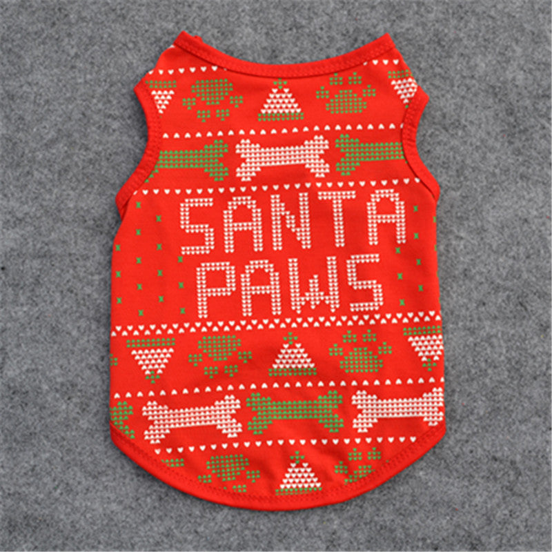 Pet clothes cotton vest