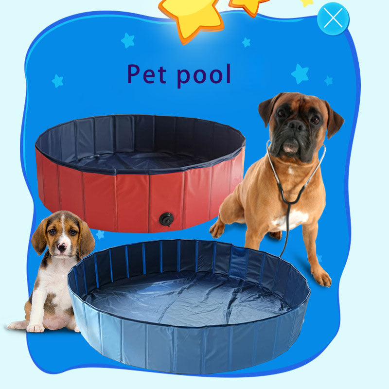 Foldable Portable Pet Pool for Dogs and Cats