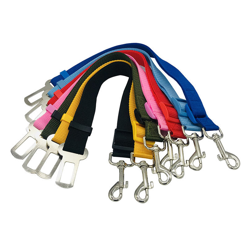 Retractable adjustable seat belt traction belt