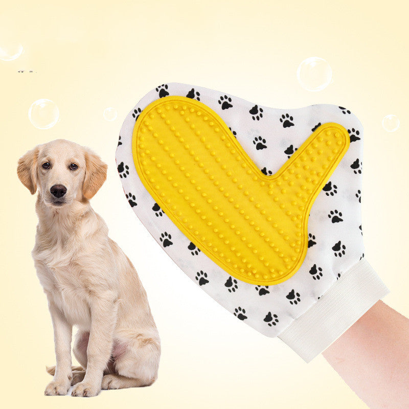 Silicone Pet Grooming Glove for Cats and Dogs