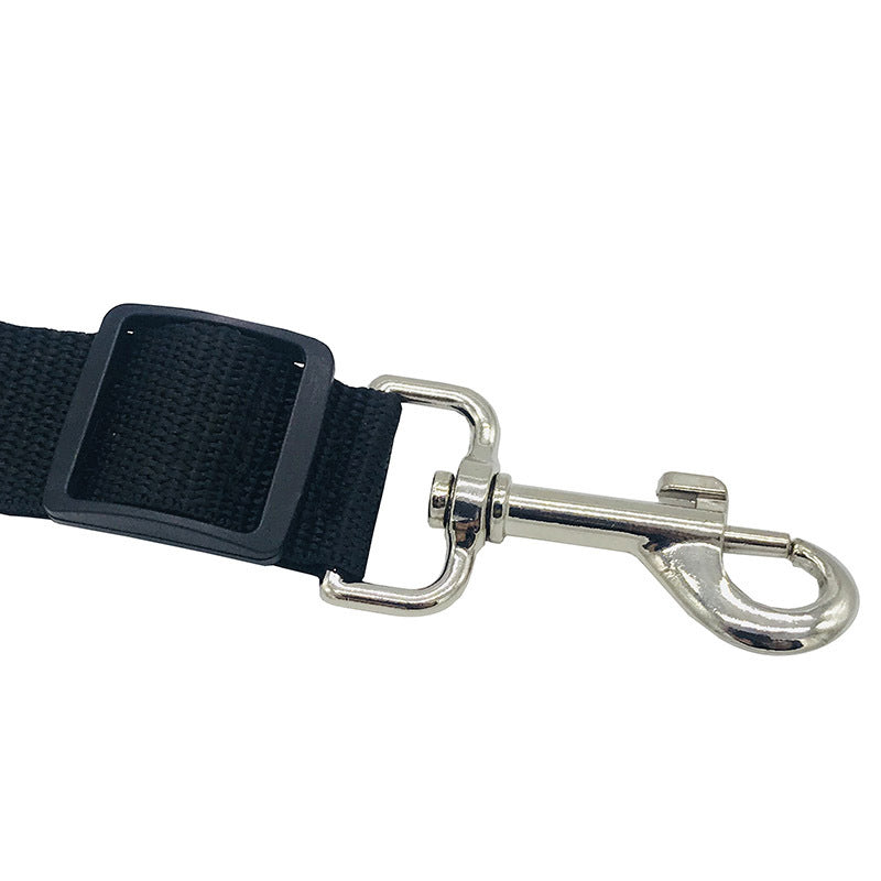 Retractable adjustable seat belt traction belt