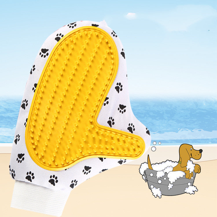 Silicone Pet Grooming Glove for Cats and Dogs