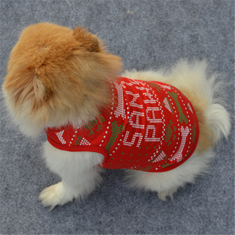 Pet clothes cotton vest