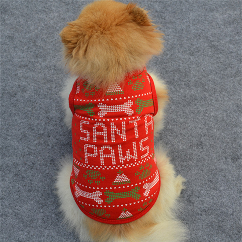 Pet clothes cotton vest