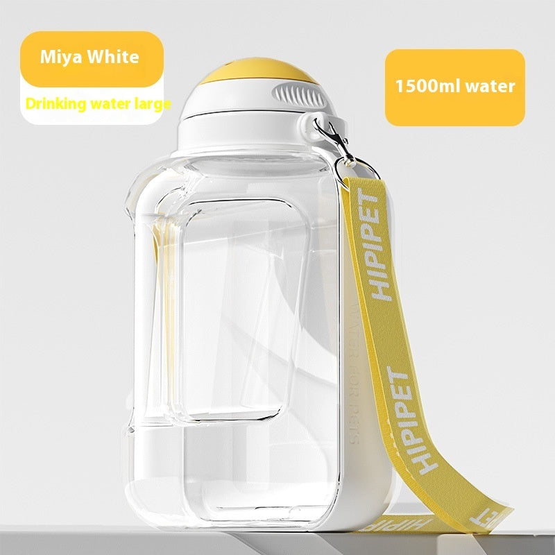 Large Capacity Dog Water Bottle for Outdoor Pet Use