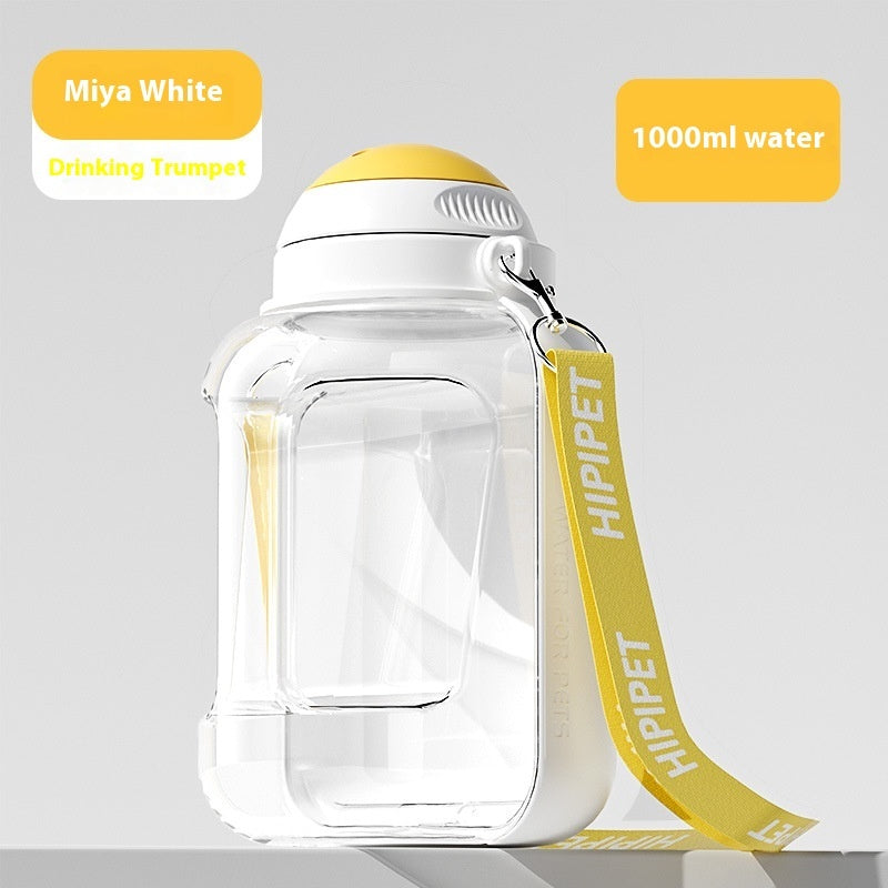 Large Capacity Dog Water Bottle for Outdoor Pet Use