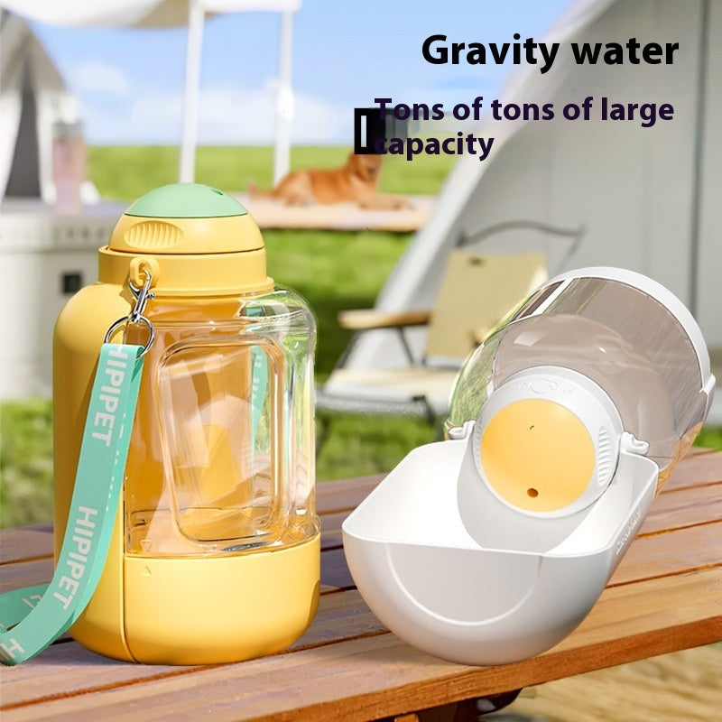 Large Capacity Dog Water Bottle for Outdoor Pet Use