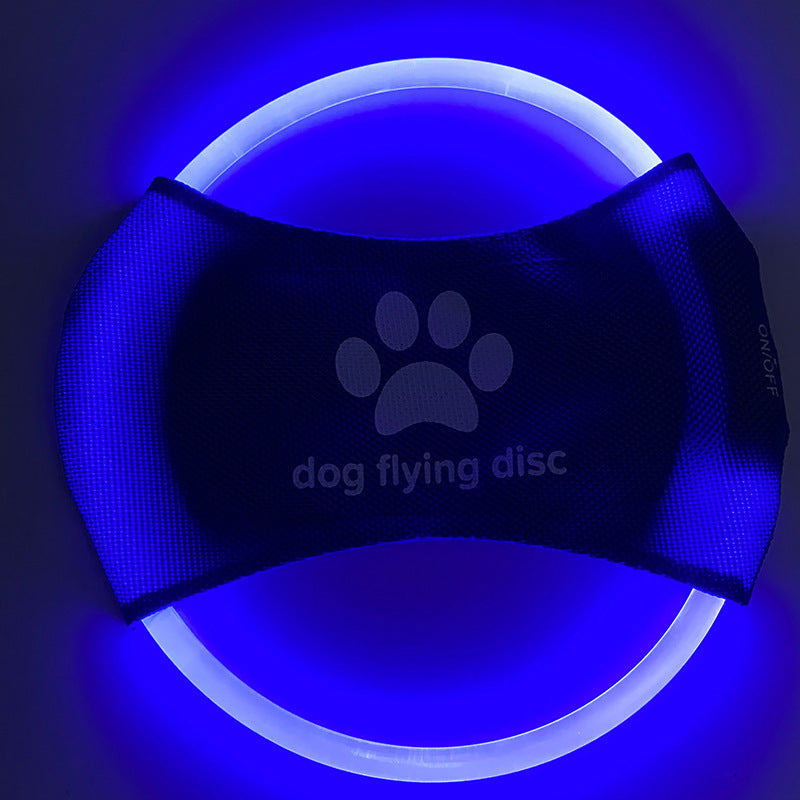 ED Glowing Dog Flying Disc - Interactive Training Toy