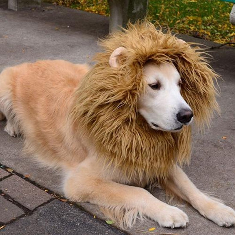 Cute Lion Mane Cosplay Costume for Cats & Dog