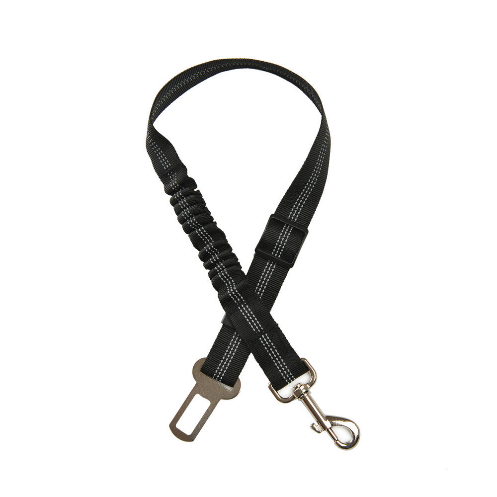 Retractable adjustable seat belt traction belt