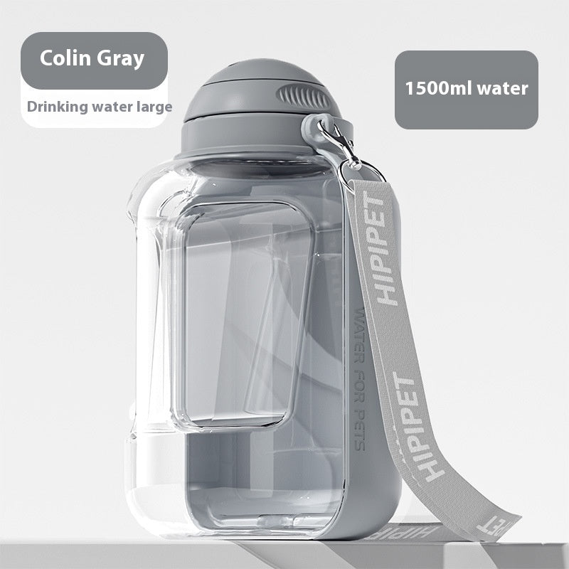 Large Capacity Dog Water Bottle for Outdoor Pet Use