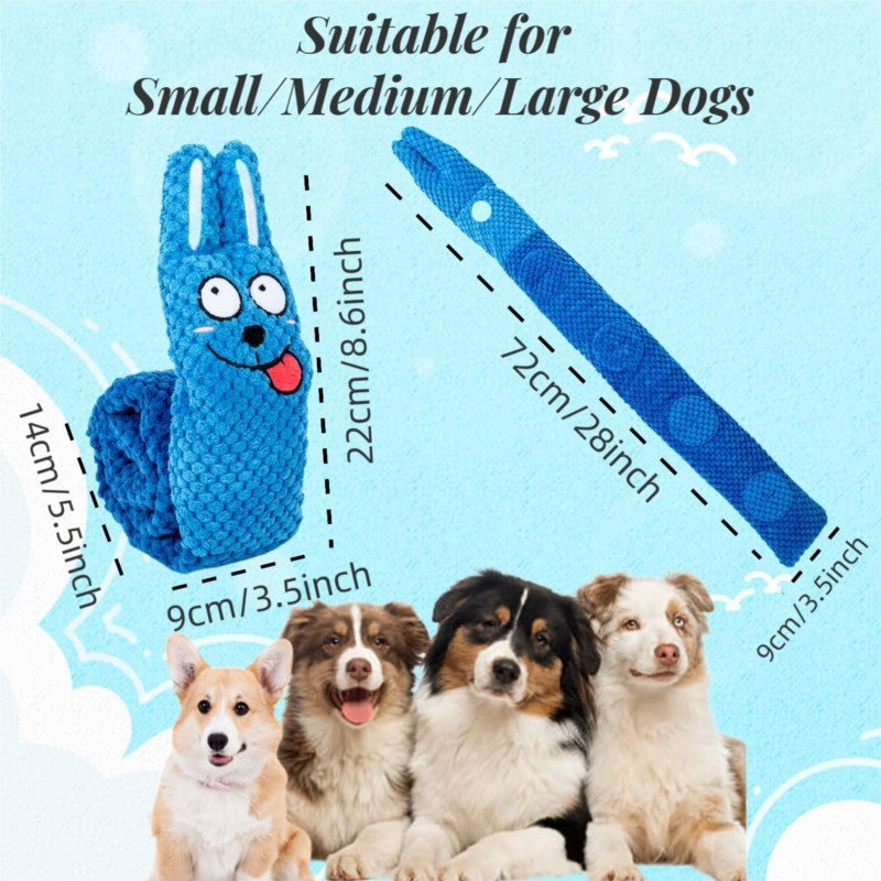 Squeaky Dog Puzzle Toys Interactive Plush Dog Toys Snuffle Mat For Dogs IQ Training Toys Foraging Instinct Training Puppy Toys