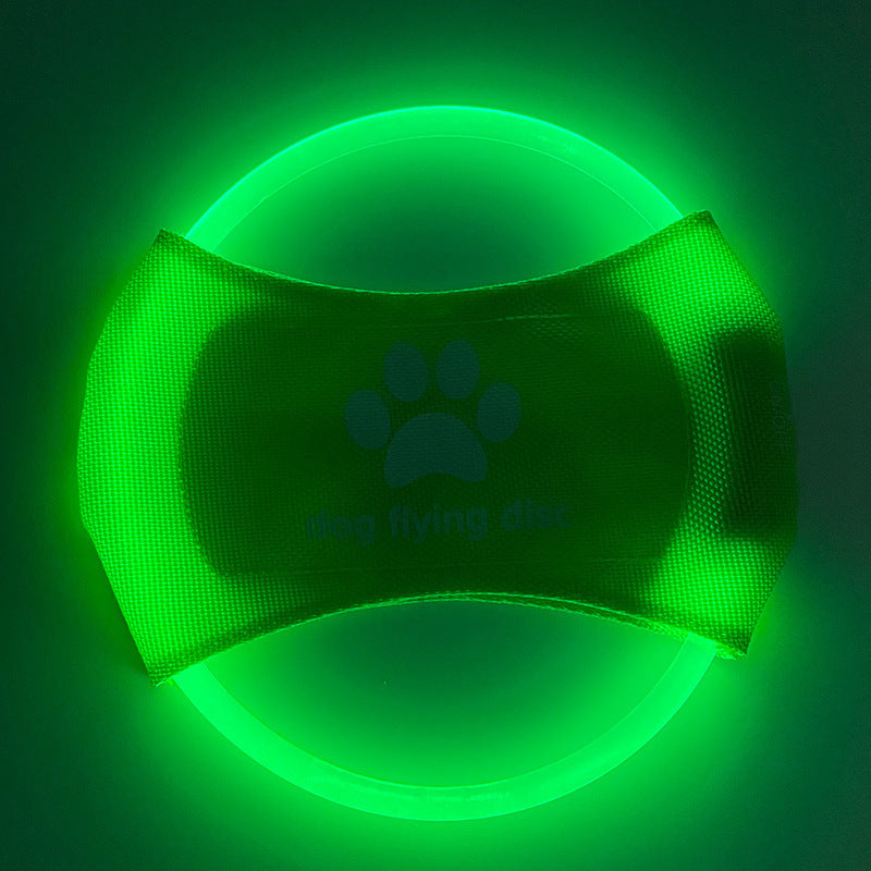 ED Glowing Dog Flying Disc - Interactive Training Toy