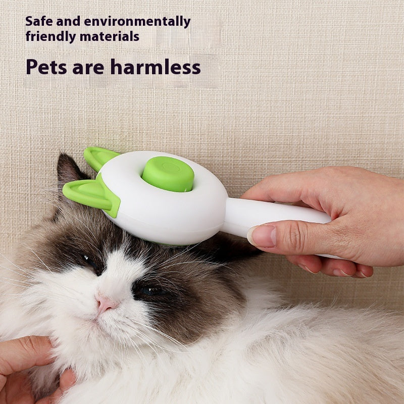 Self-Cleaning Pet Brush for Dog and Cat Grooming