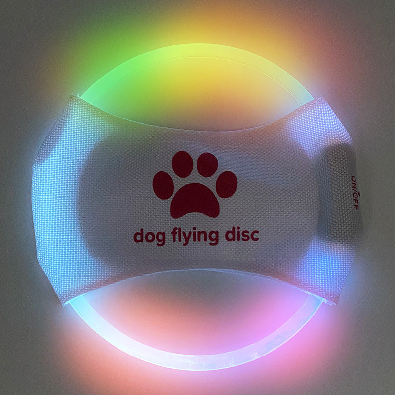 ED Glowing Dog Flying Disc - Interactive Training Toy