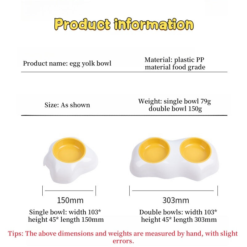 Double Dog Bowls - Non-Slip Water & Food Feeder