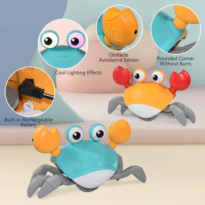 Electronic Crab Octopus Crawling Toy: Educational Toddler Gift