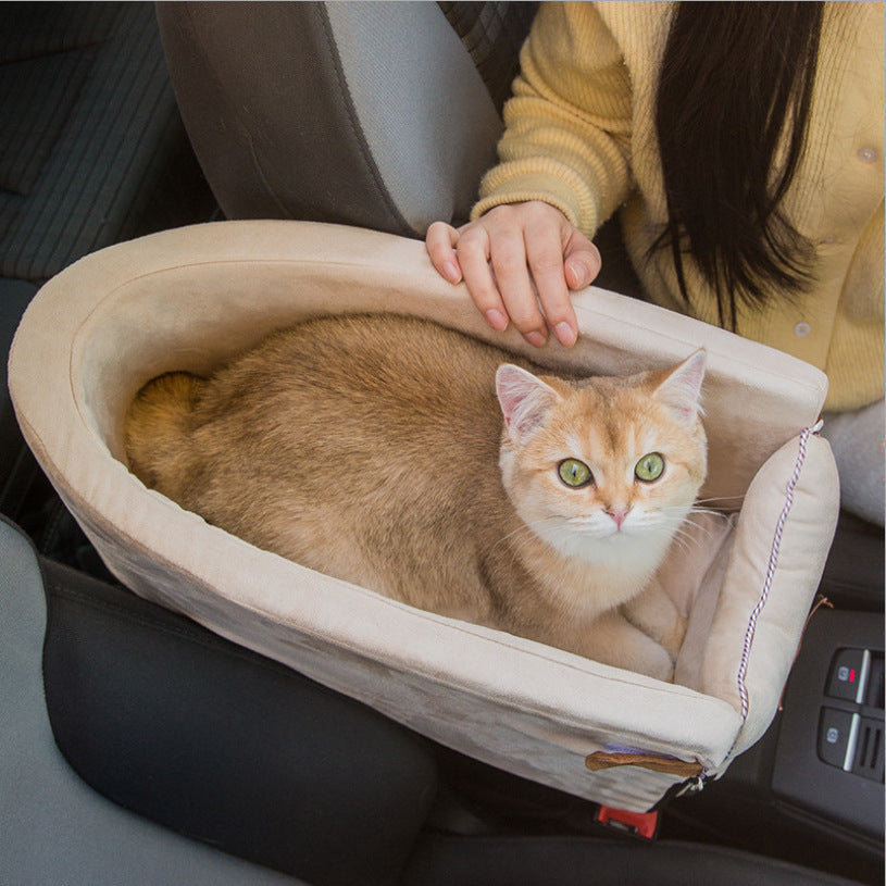 Removable Zipper Car Pet Nest for Easy Cleaning