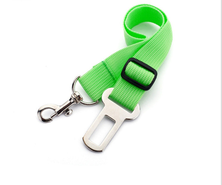 Retractable adjustable seat belt traction belt