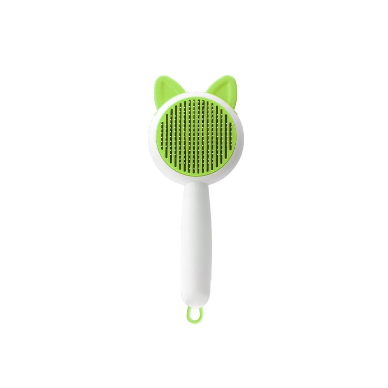 Self-Cleaning Pet Brush for Dog and Cat Grooming