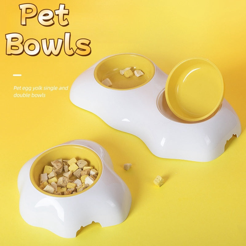 Double Dog Bowls - Non-Slip Water & Food Feeder