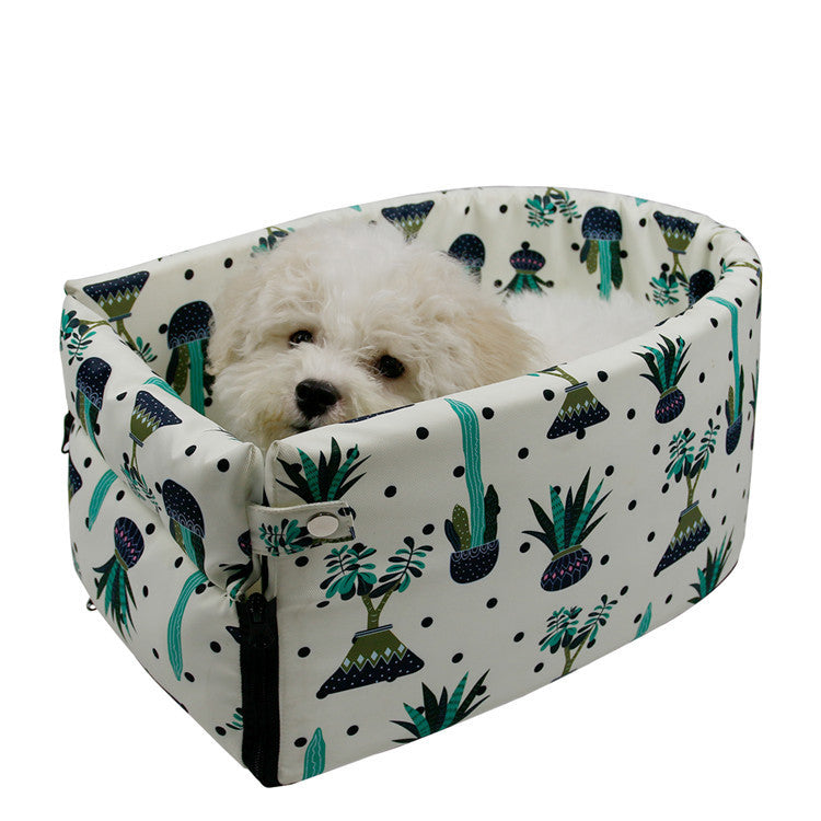 Removable Zipper Car Pet Nest for Easy Cleaning