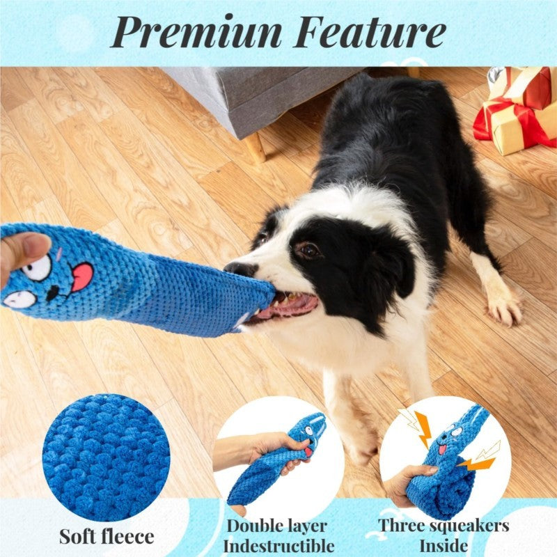 Squeaky Dog Puzzle Toys Interactive Plush Dog Toys Snuffle Mat For Dogs IQ Training Toys Foraging Instinct Training Puppy Toys