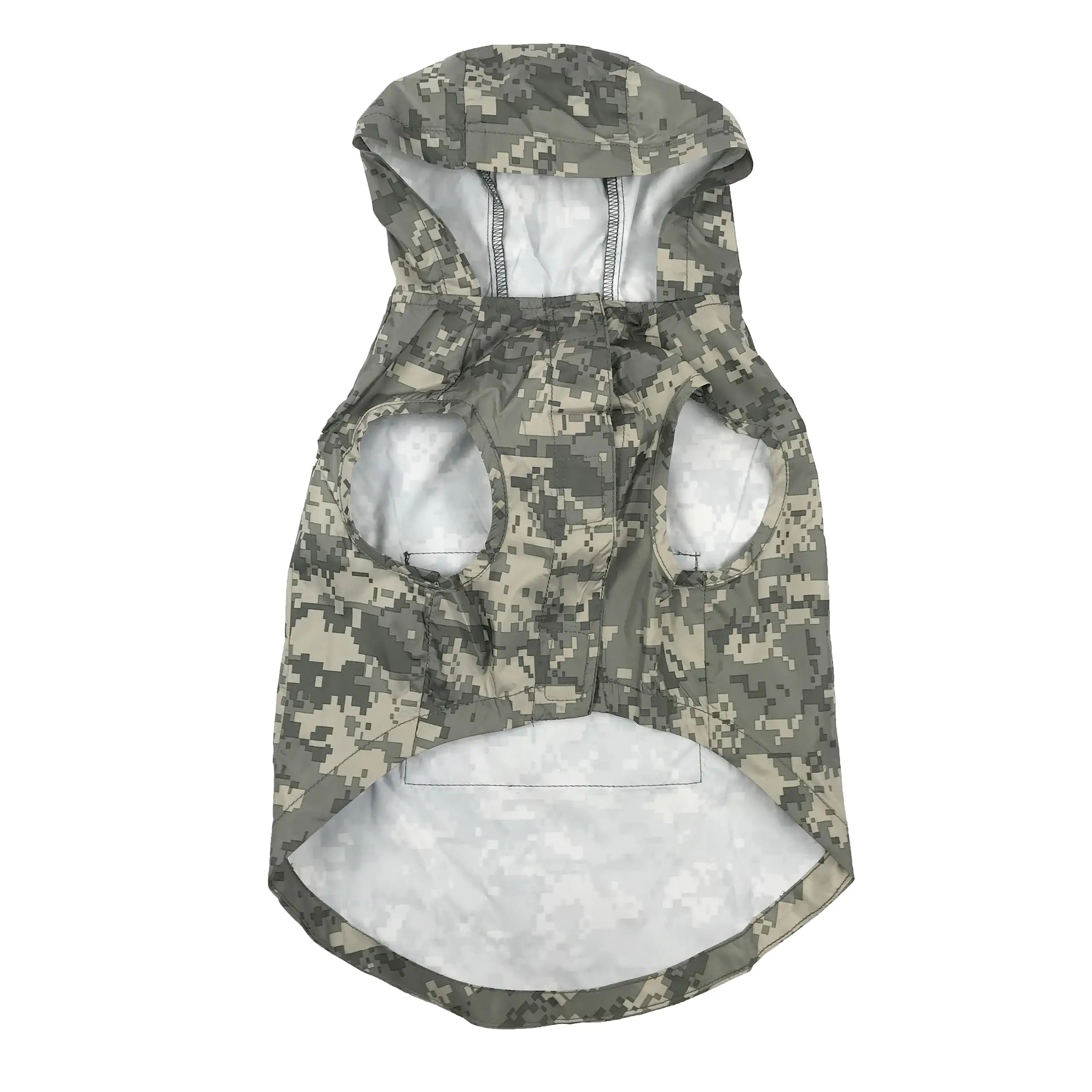 Camo Packable Dog Raincoat