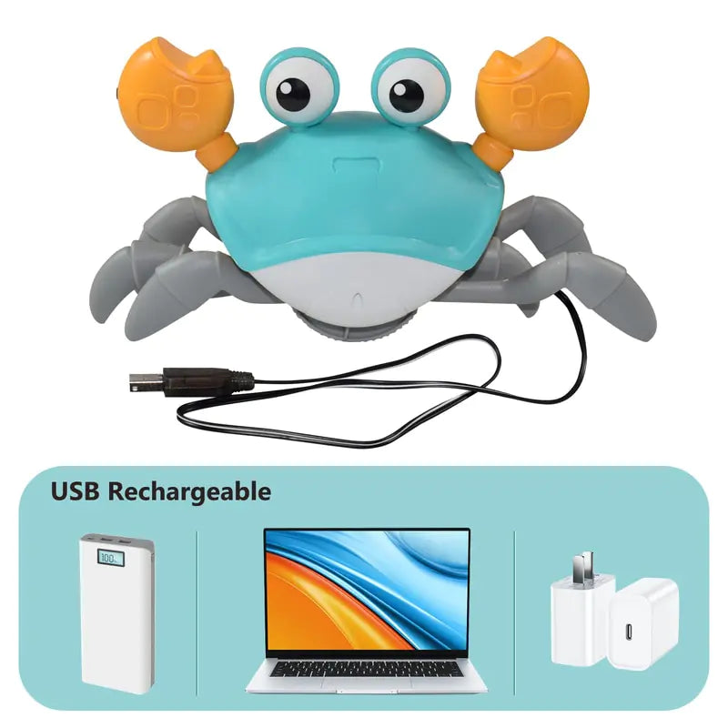 Electronic Crab Octopus Crawling Toy: Educational Toddler Gift